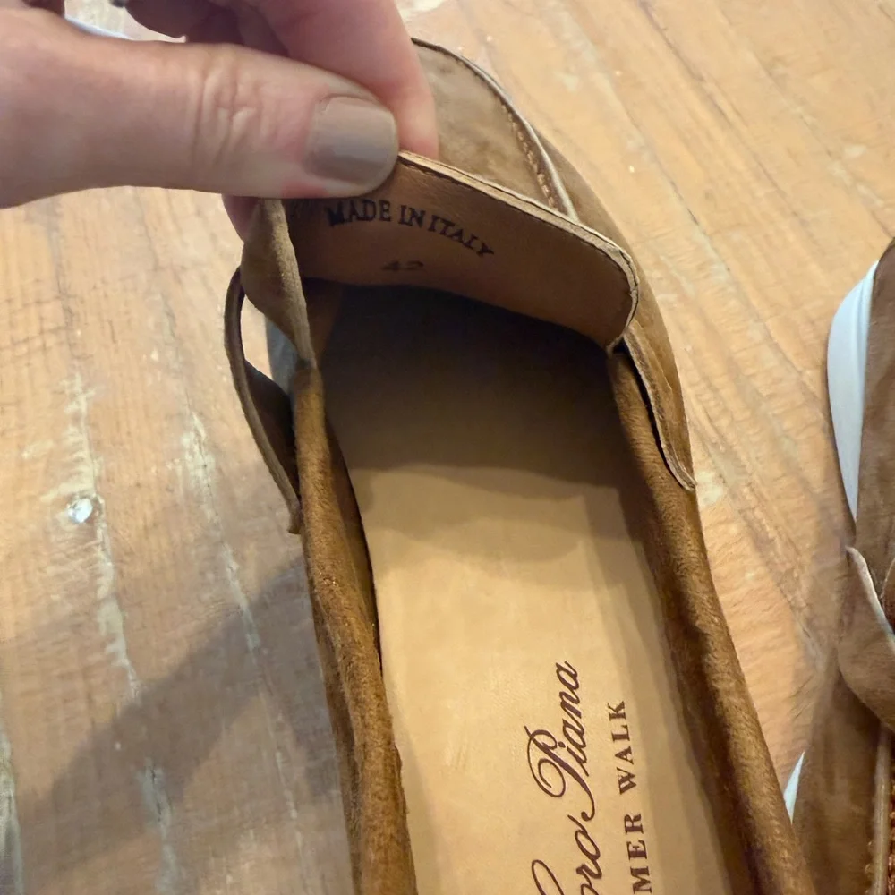 Authentic New Loro Piana Summer Charms Walk Loafer Suede - Picture 7 of 10